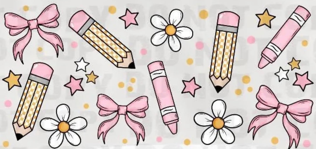 Crayons and Bows